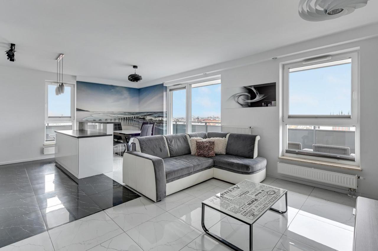 Grand Apartments - Luxury Apartment On The 11Th Floor With A View Of The Old Town 그단스크 외부 사진