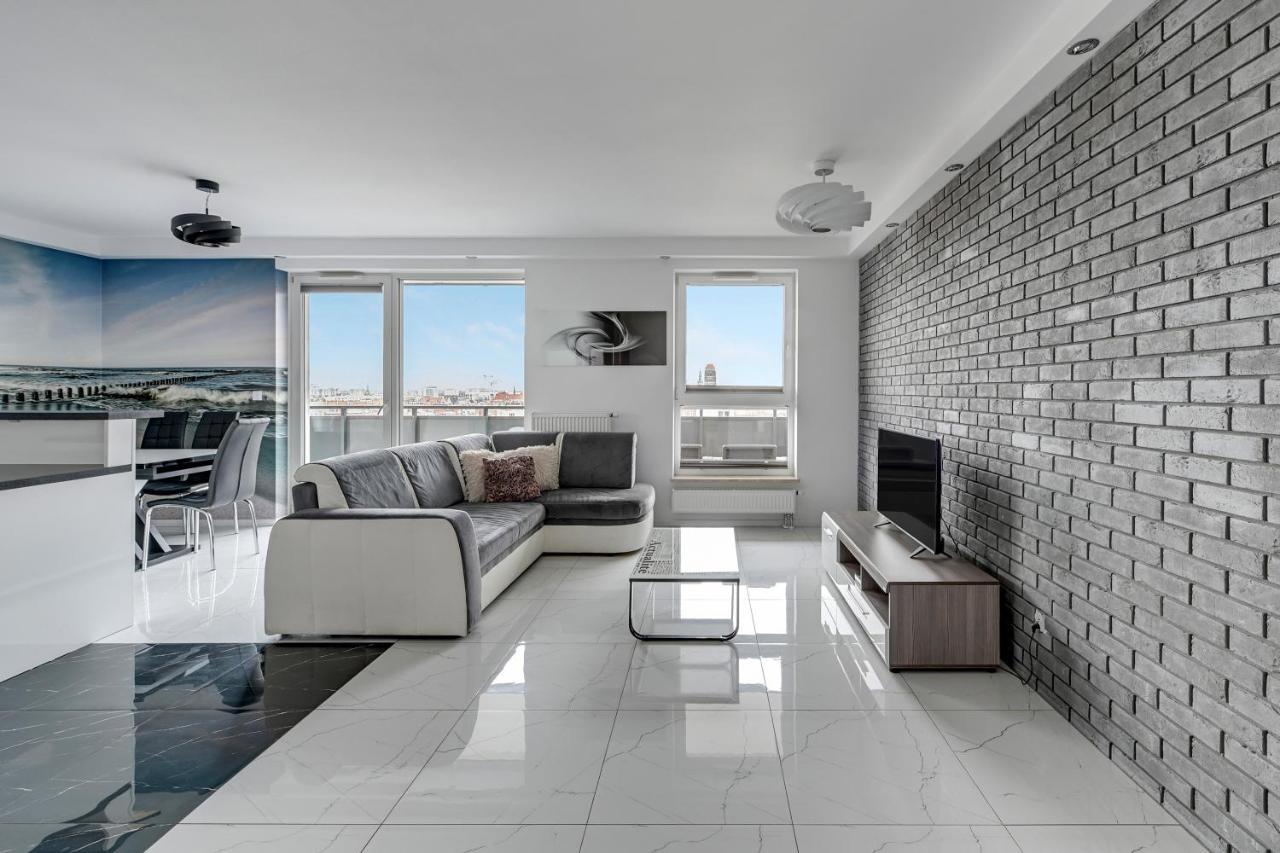 Grand Apartments - Luxury Apartment On The 11Th Floor With A View Of The Old Town 그단스크 외부 사진